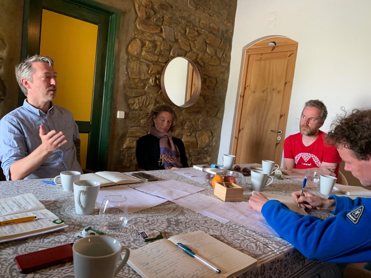 Werksessie bij Qxote, Portugal