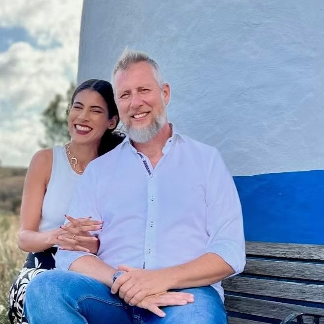 Hans Lodders en Sunamita Borges Da Costa